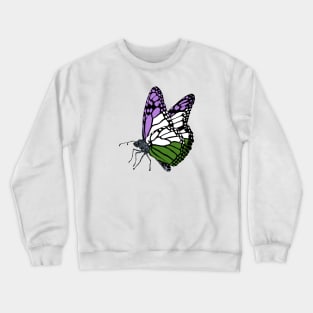 Genderqueer Butterfly Crewneck Sweatshirt